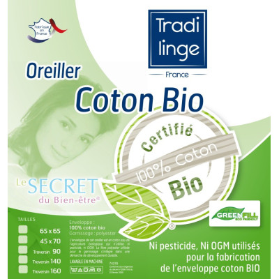 Pagalvė Tradilinge NATURE COTTON BIO
