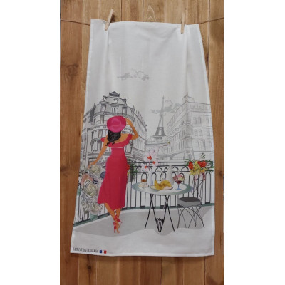 Virtuvės rankšluostis Balcon sur Paris