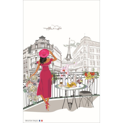 Virtuvės rankšluostis Balcon sur Paris
