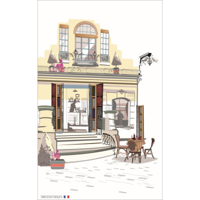 Virtuvės rankšluostis Café de Paris