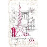 Virtuvės rankšluostis Romance à Paris