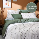 Prancūziška paklodė su guma Tradilinge KAKI