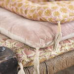 Pagalvėlė su pagalvės užvalkalu Blanc d'Ivoire FLORA