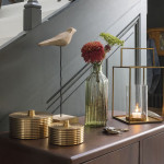 MOUSSE vaza – tai žavinga butelio formos vaza iš stiklo